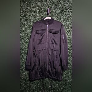 Men's Black Bomber Jacket